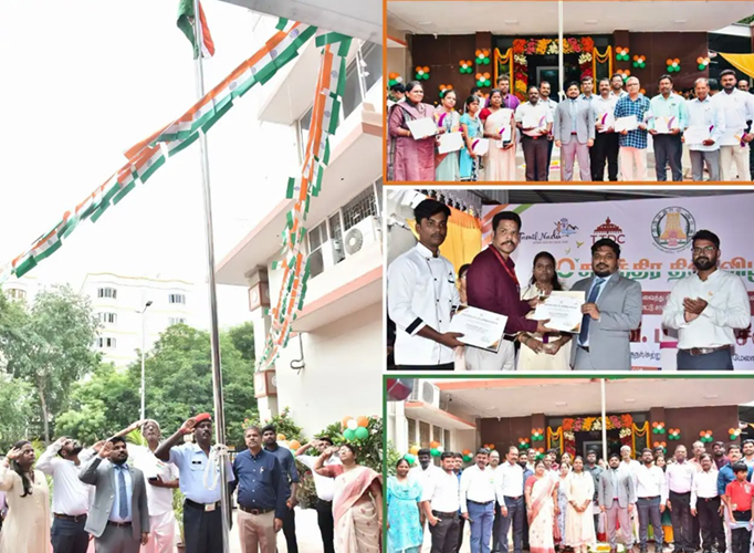 TTDC MD hoists national flag
